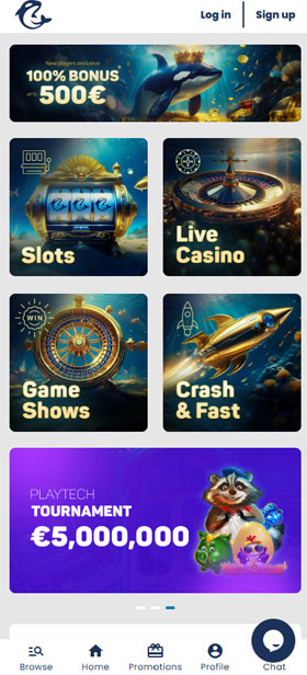 CasinoOrca Mobil App